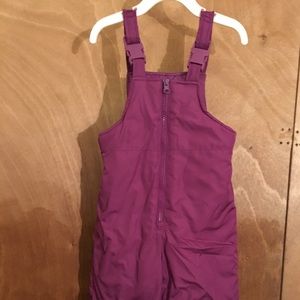 Purple Oshkosh B’gosh winter overalls 24m